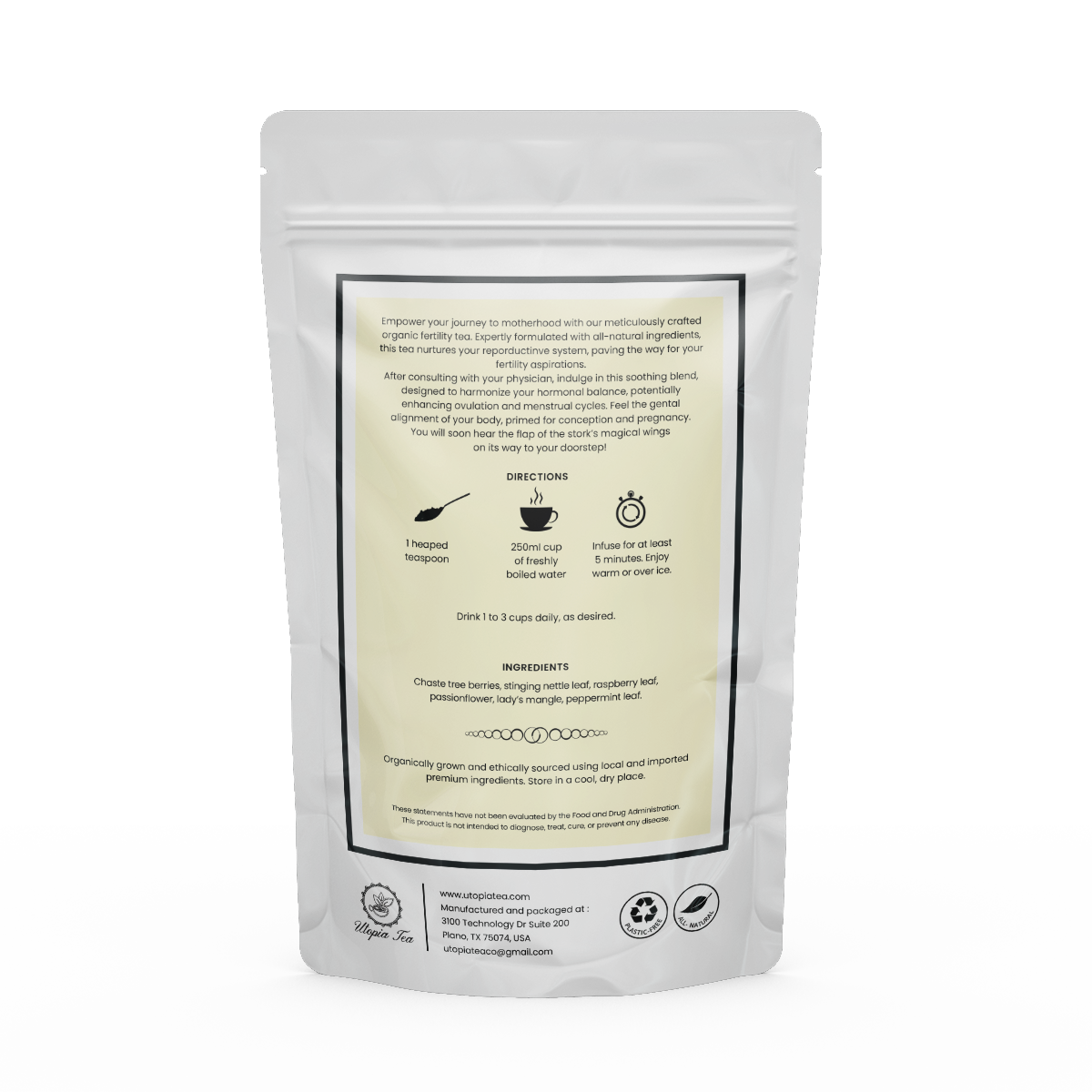 Organic Fertility Female Hormone Balancing Tea