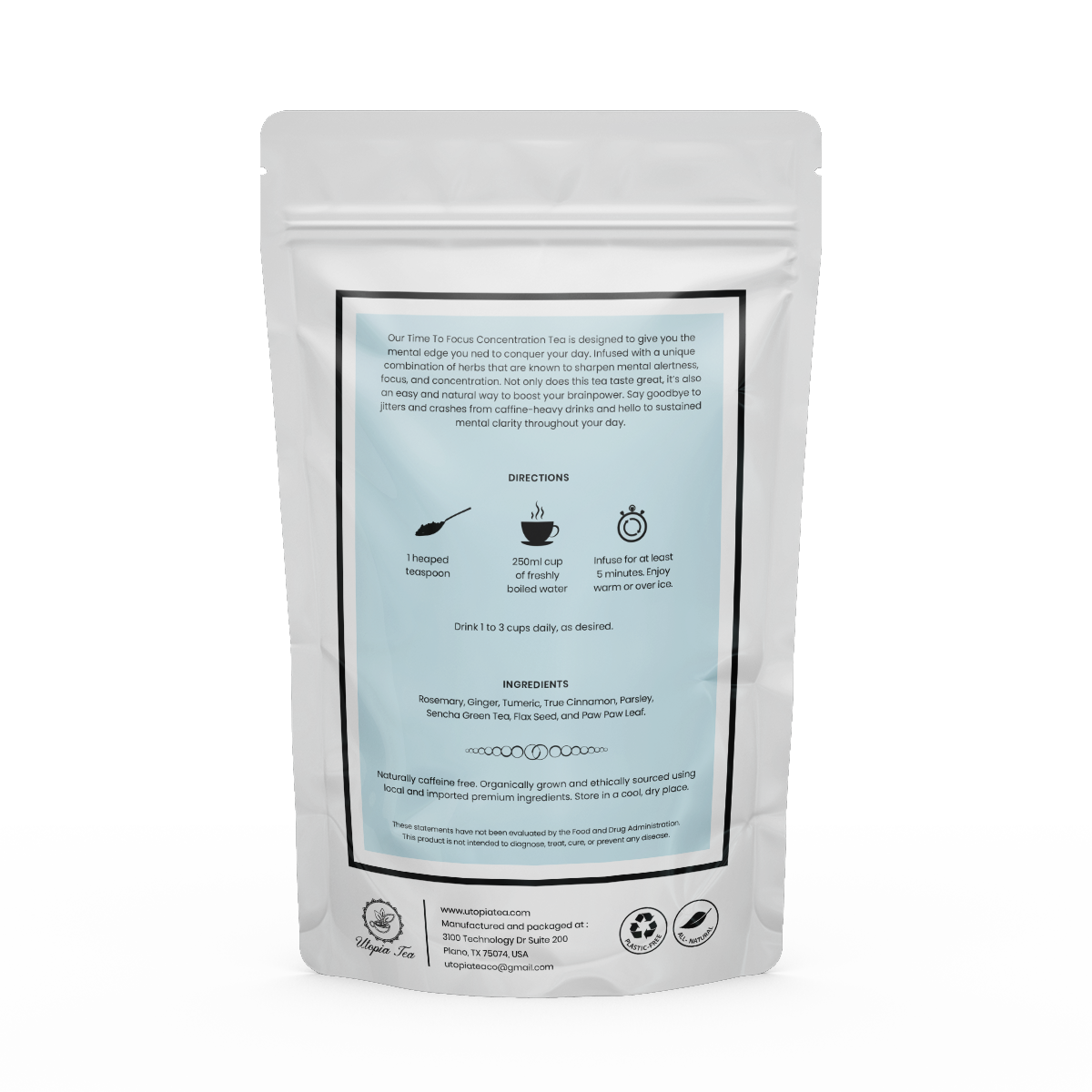 Time To Focus - Concentration Tea
